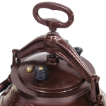 Казан афганский алюминий, 15 л, с крыш, с ручками, двухцветный, adr15