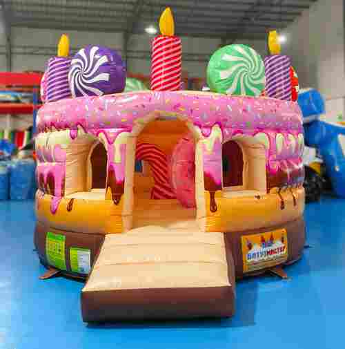 Коммерческий надувной батут "Торт" без крыши 3,5*3,5*3 м