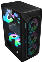 Корпус 1STPLAYER X6-BK-4F2C3 черный