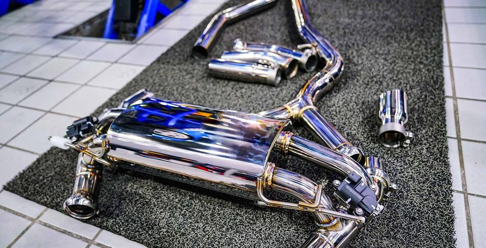 Спортивная выхлопная система с заслонками для BMW 3 Series 320i N20 2.0T 2012+ БМВ