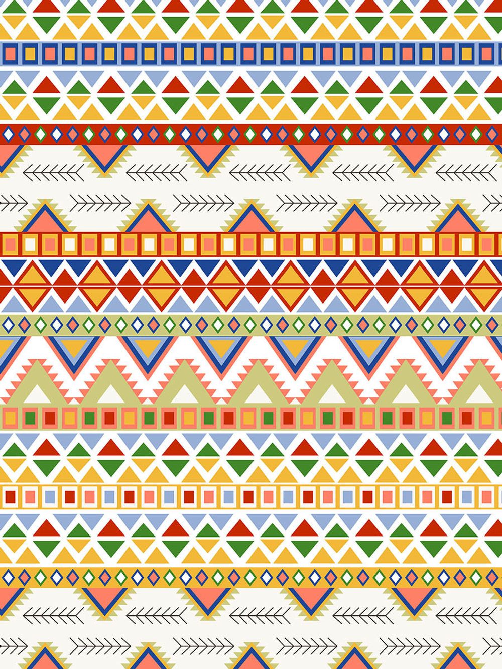 Постельное белье Сказка "Эскимосики/Орнамент" 2-спальный Наволочка 50х70 см 2 шт Простынь на резинке 160х200 см Пододеяльник 175х215 см, перкаль