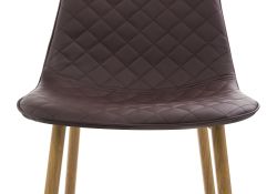 Стул на металлокаркасе Capri коричневый