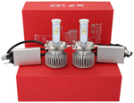 Светодиодные лампы H4 X7 Led, комплект 2шт