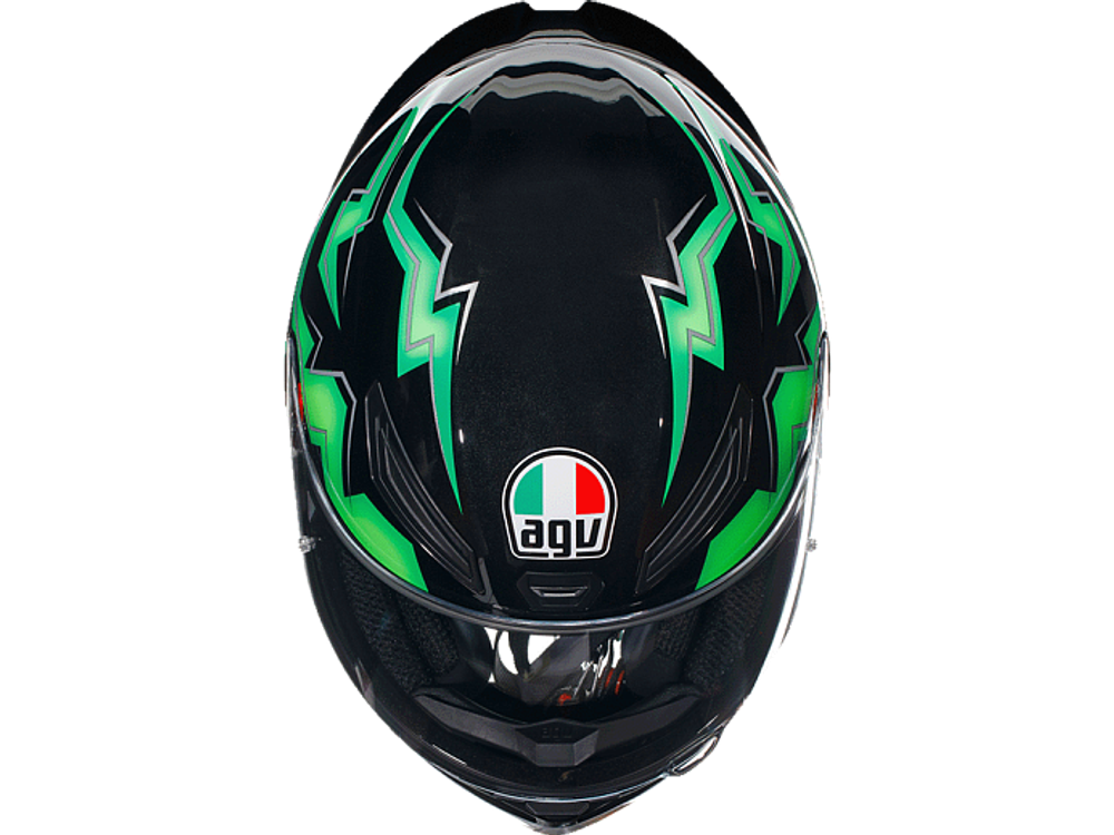 AGV K-1 ECE 2206 KRIPTON BLACK/GREEN