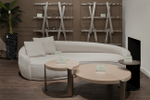Диван Garda Decor трехместный Тулон (GD, Toulon) (левый) бежевый букле Orso-BEG 257*119*72 см