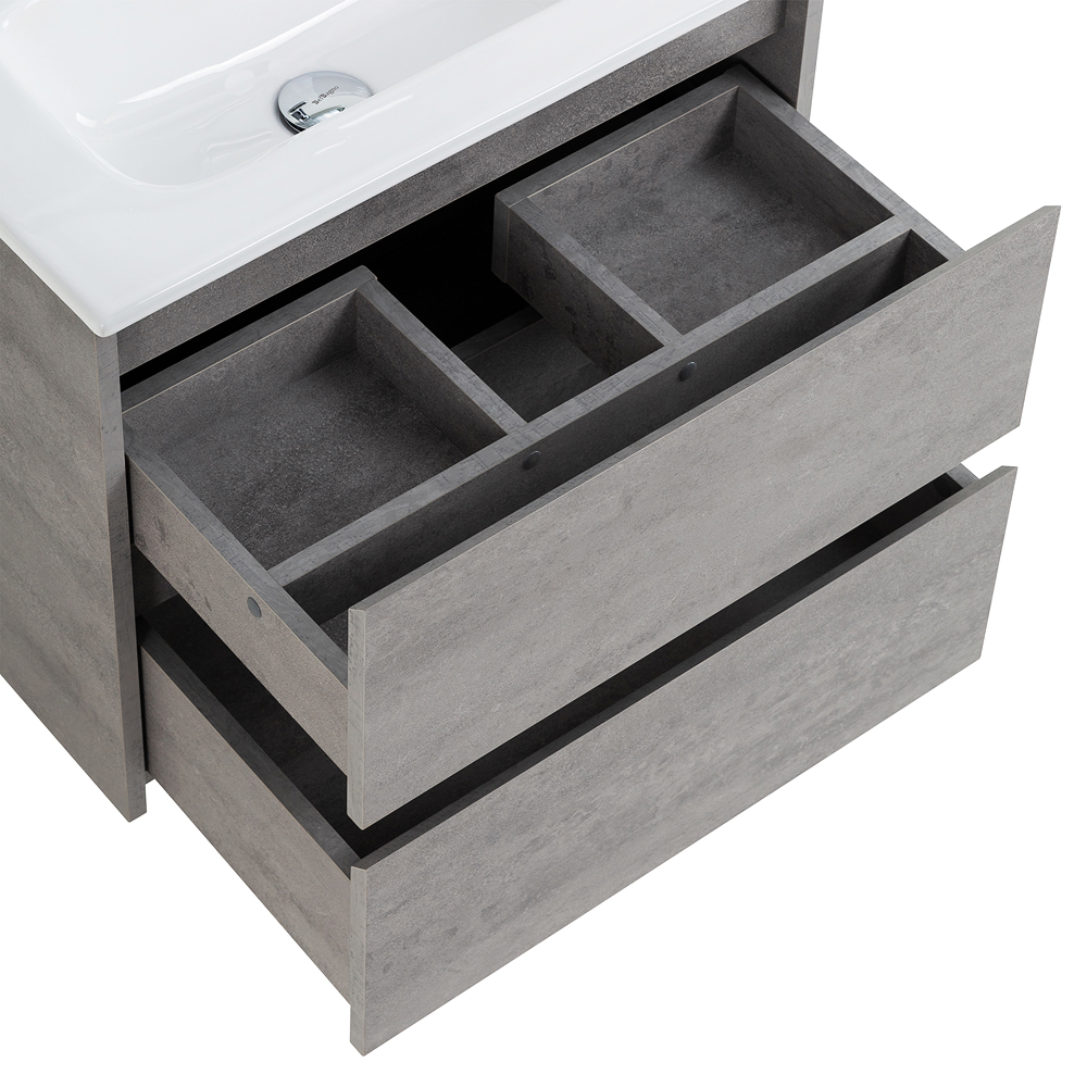 Тумба подвесная с раковиной BelBagno KRAFT 39-600/390-2C-SO-CG