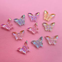 1813 Фигурки объёмные "Бабочки" 10 шт