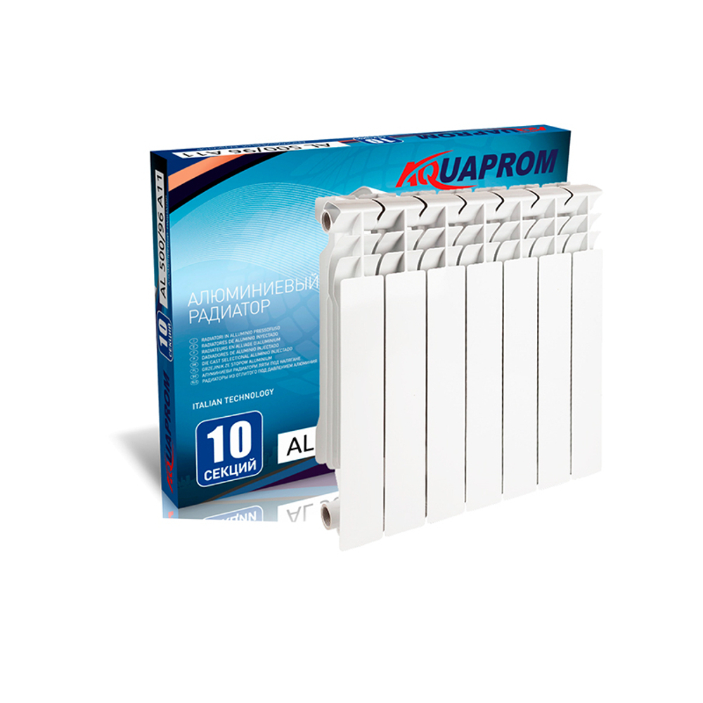 Радиатор алюм. AQUAPROM 500/96   22164