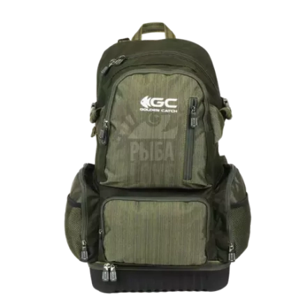 Рюкзак GC зеленый (50л) рыбацкий жесткое дно
