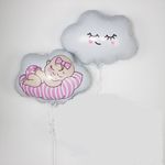Набор воздушных шаров. Малышка на облаке.