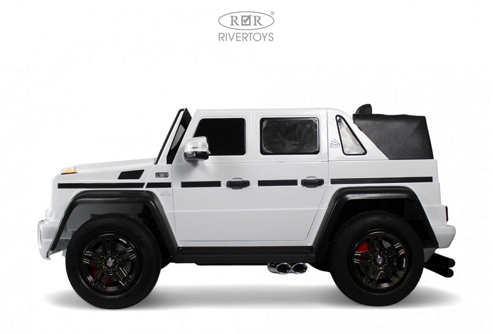 Детский электромобиль RiverToys Mercedes-Maybach G650 Landaulet M999MM WHITE/белый