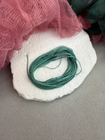 Шнур для плетения браслетов 0,6 мм, Винтажный ментол (5 м)