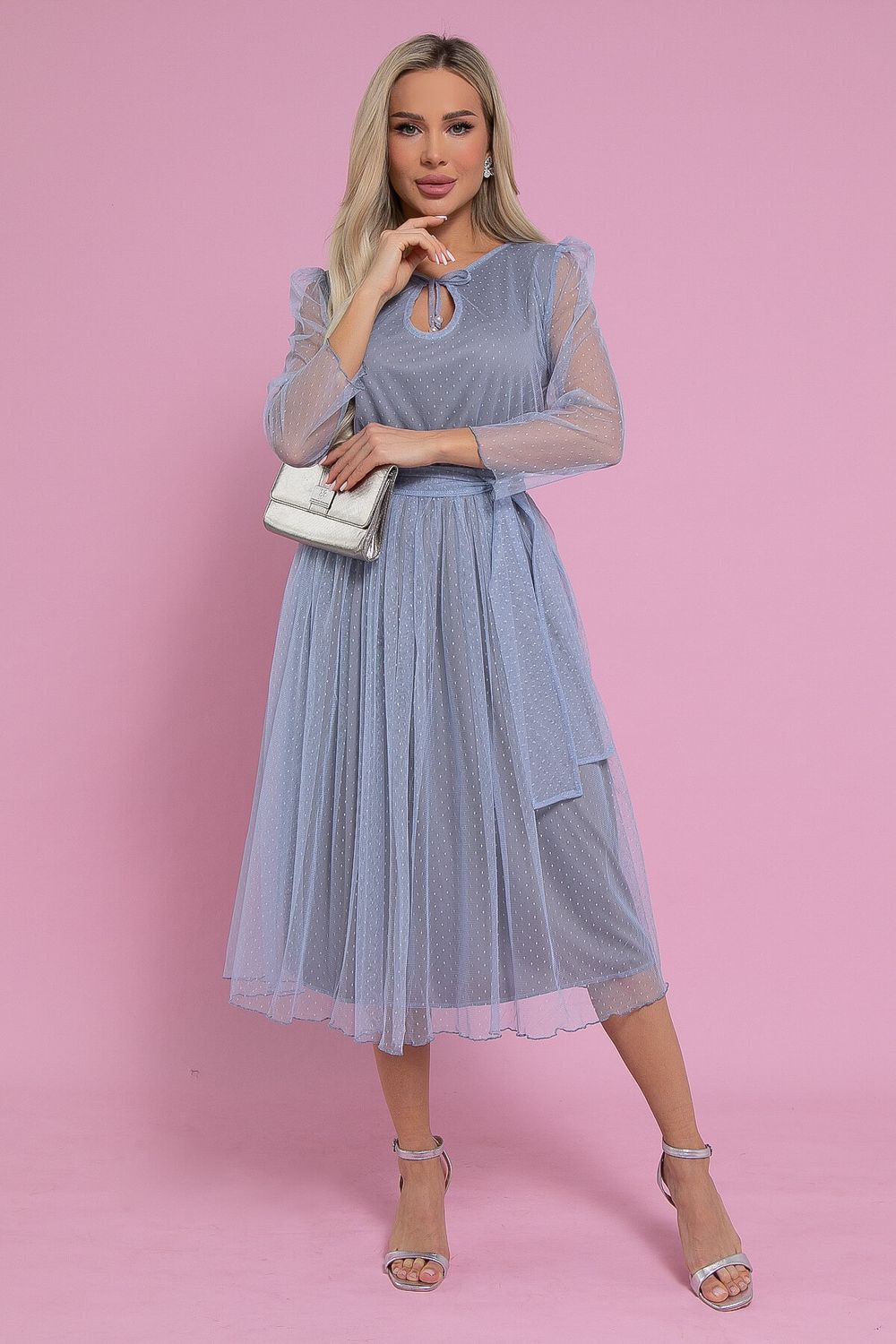 Платье Алиса (голубое) П11893 LT Collection