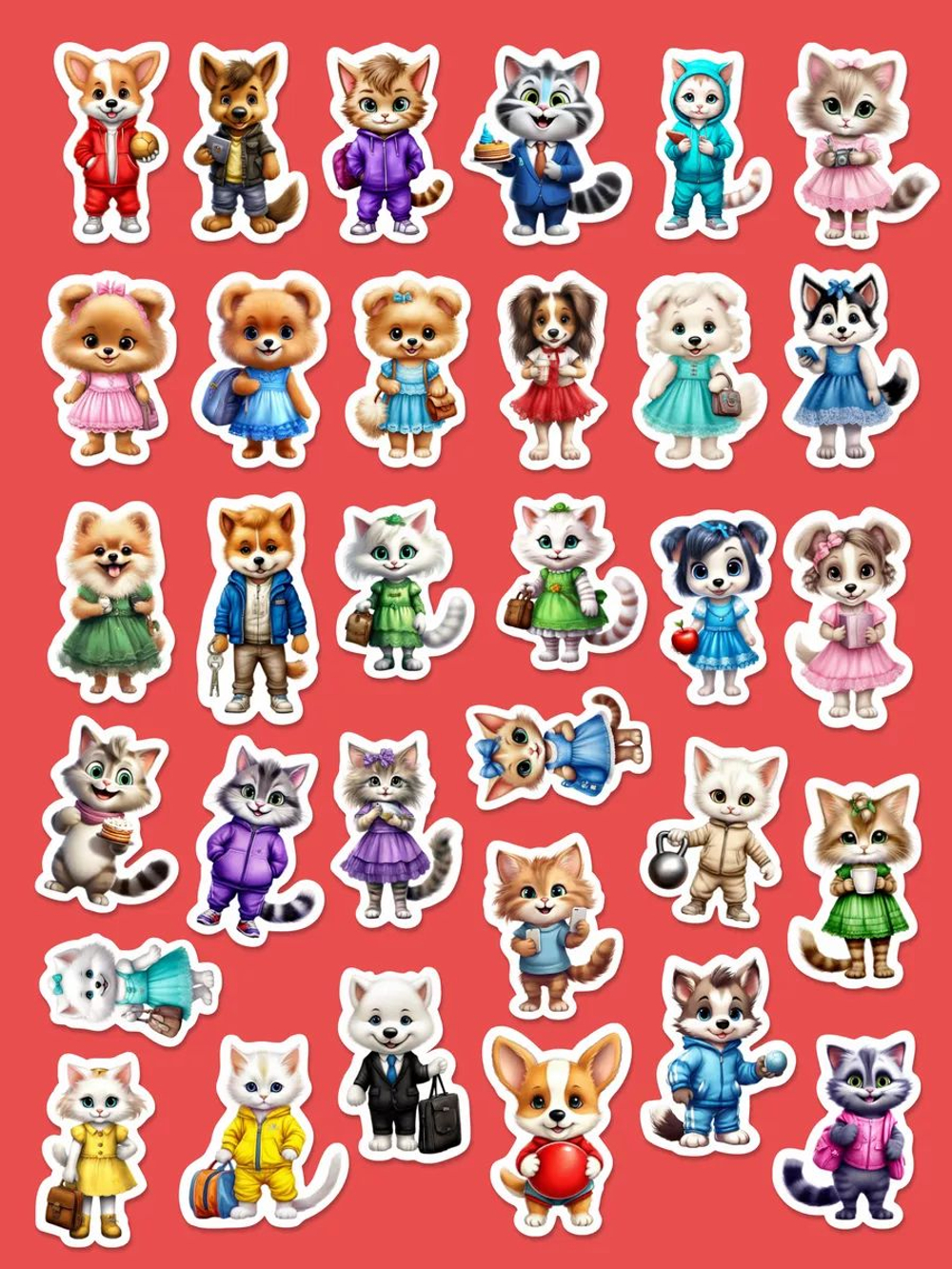 Наклейки детские на телефон мышки