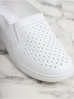 Мокасины летние с перфорацией