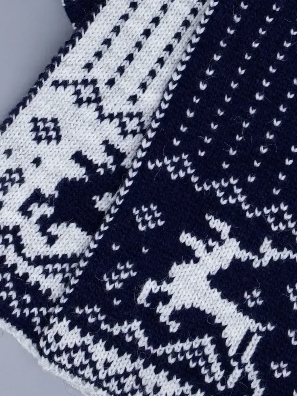 Шарф вязаный зимний для детей