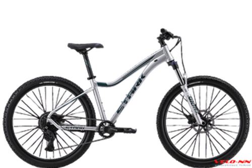 Велосипед 27,5" Stark'24 Tactic 27.4 HD серебро/еловый