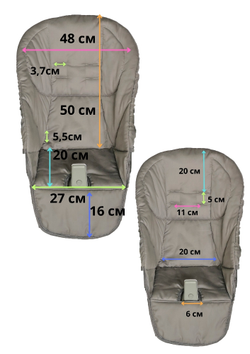 Чехол на стульчик для кормления бренда peg perego и аналогов