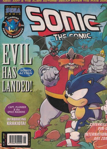 Комикс Sonic The Comic 1997 #105