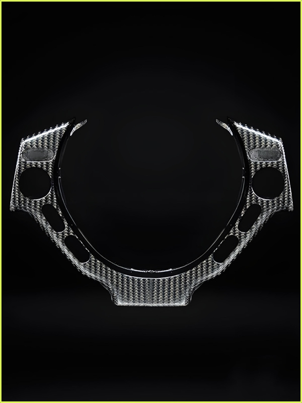 Carbon Fiber Matte Steering Wheel Cover