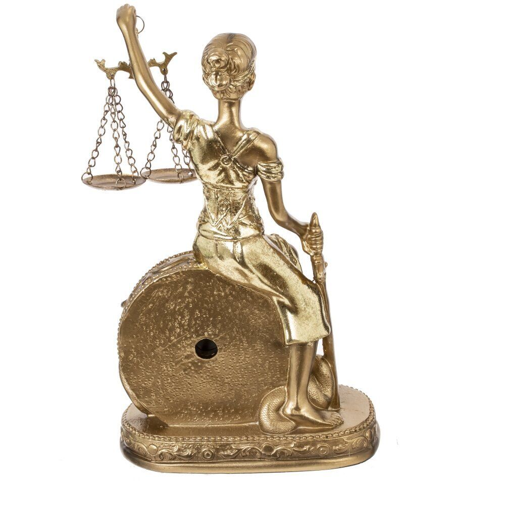 GAEM Часы настольные декоративные "Фемида" (1xAAA н/п), L9 W8 H24 см