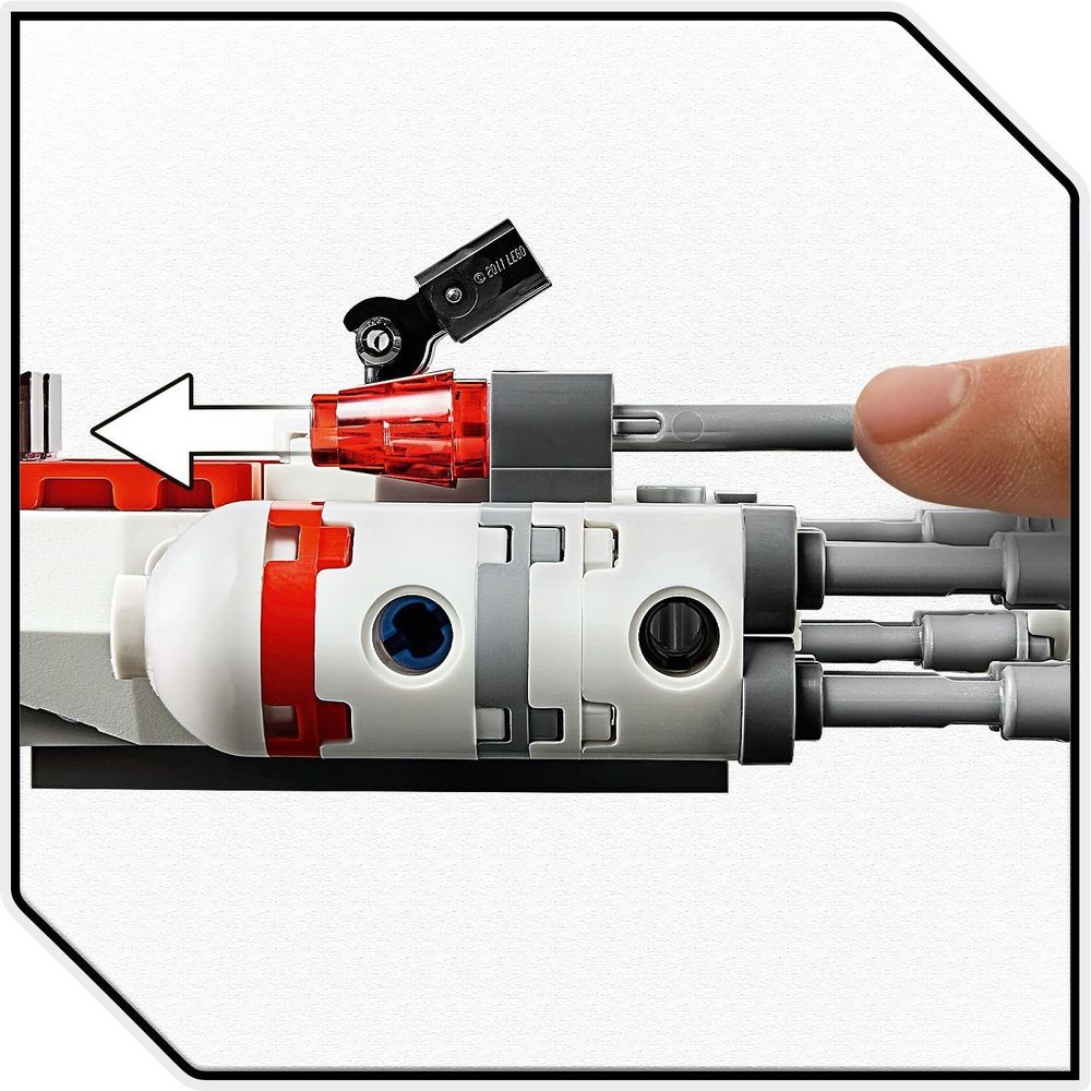 Микрофайтеры: Истребитель Сопротивления типа Y Star Wars LEGO