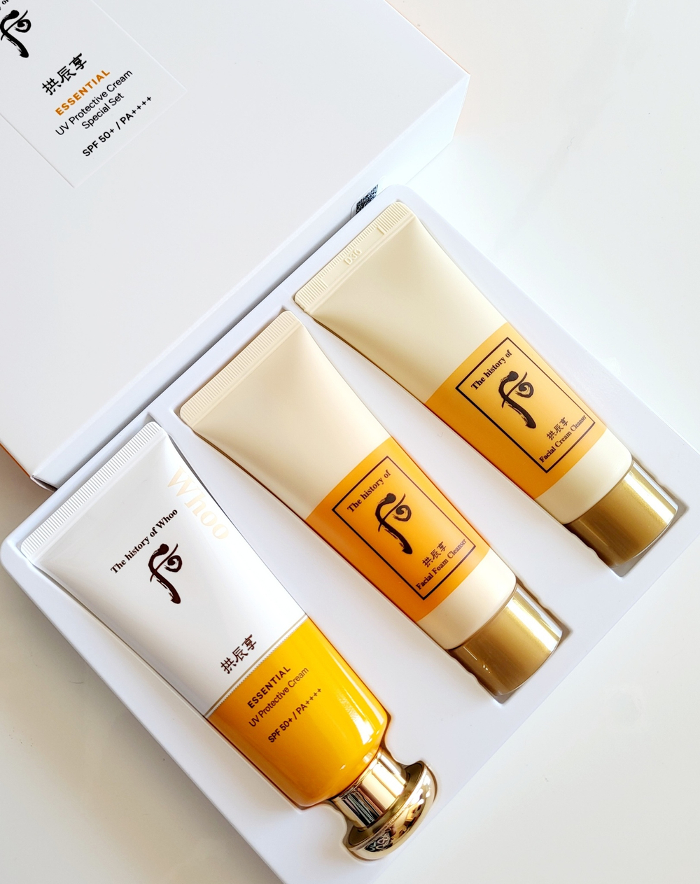 Солнцезащитный крем THE HISTORY OF WHOO ESSENTIAL UV PROTECTIVE CREAM SET