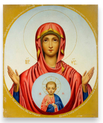 Икона Божией Матери Знамение  Серафимо-Понетаевская