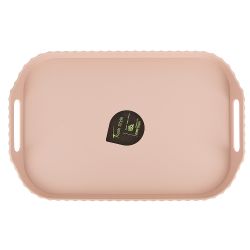 Поднос сервировочный с ручками 38,5*25*4,5см. (полипропилен) (упаковочный пакет)
