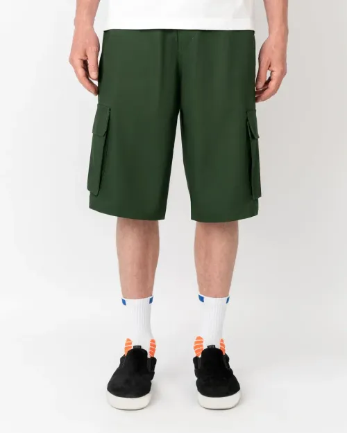 Шорты Postaments Cargos зеленые