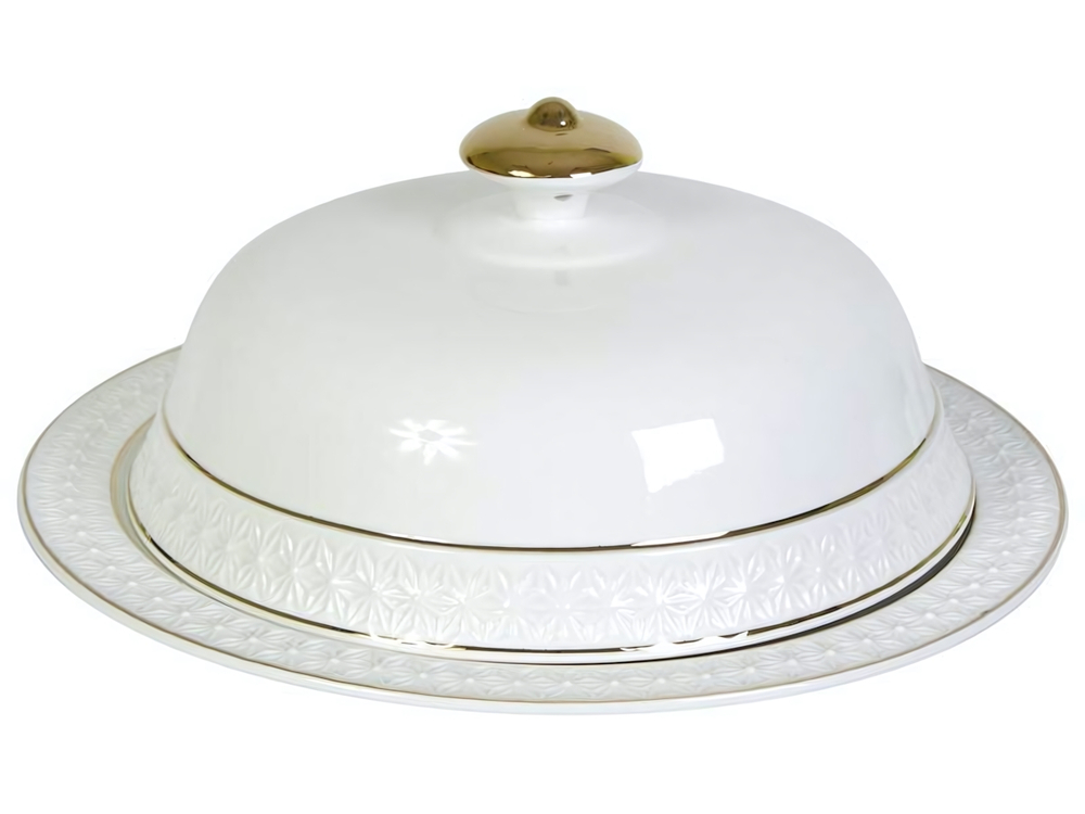 Блюдо для блинов "Снежная королева" 25,4см