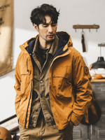 Мужская куртка в стиле американского ретро,сезон весна-осень, городская повседневная куртка для активного отдыха, свободный крой.