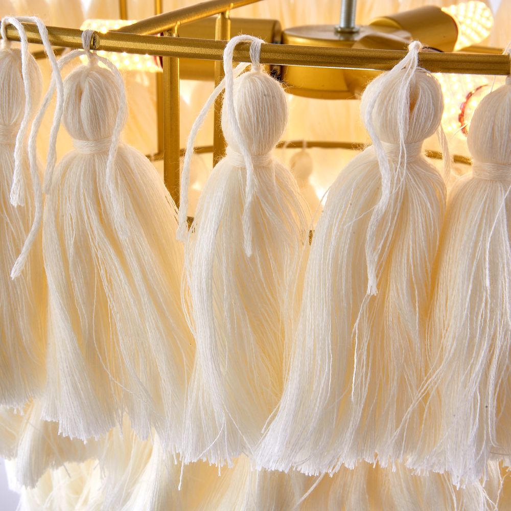 Подвесная Люстра Tassel Бежевый By Imperiumloft