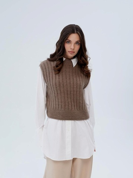 Жилет НК816-29 т. бежевый