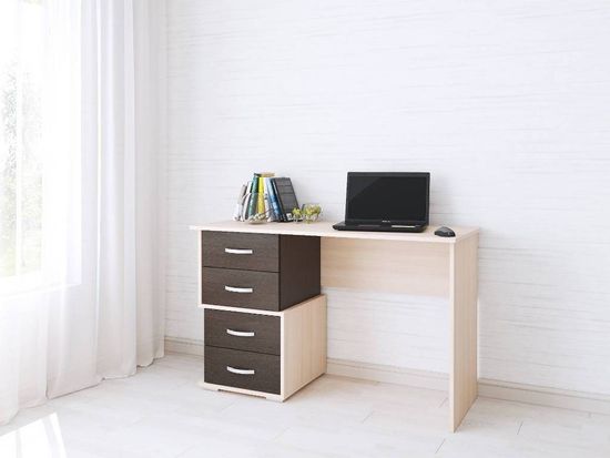 Стол письменный СИТИ-2 венге / дуб молочный