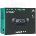 Веб-камера Logitech HD Pro C920, 2Мп, черный, FHD, 2-mic, 30FPS, автофокус, HDR, USB 1.5м (960-000998)