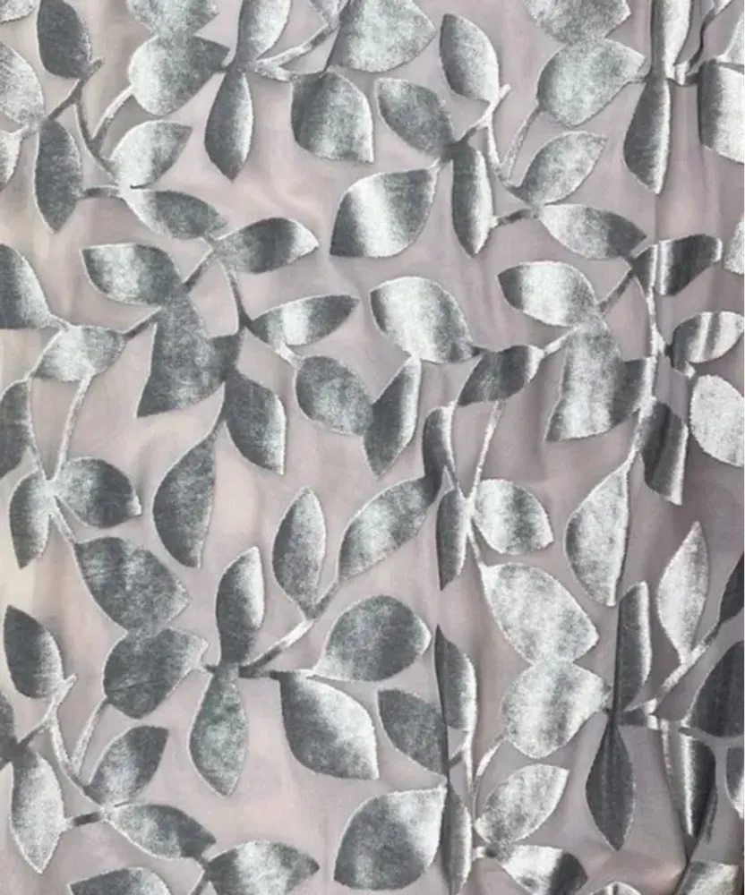 Панбархат стрейч, 90 гр/м2, ПЭ - 95%, Эластан - 5%, ш. 150 см, серый, под заказ