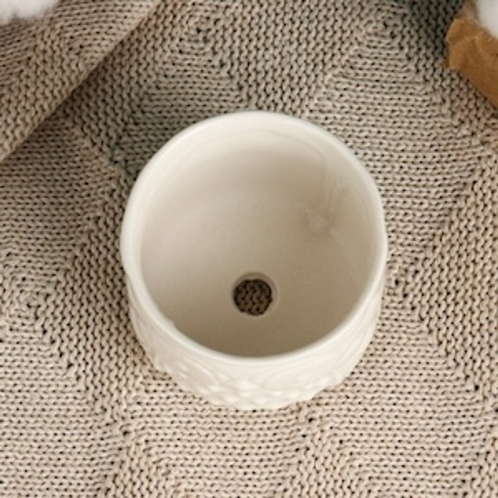 Горшок для цветов «Филин» керамический, 100 мл, 6.5×6.5×5.5 см, цвет МИКС