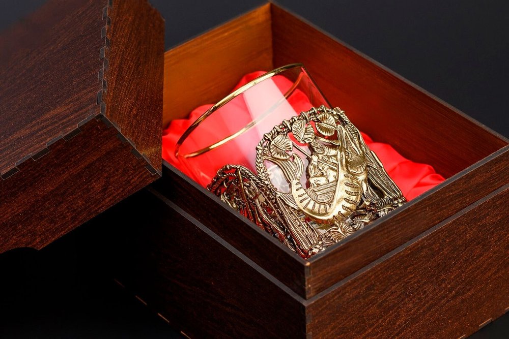 Стакан для виски "Охота"