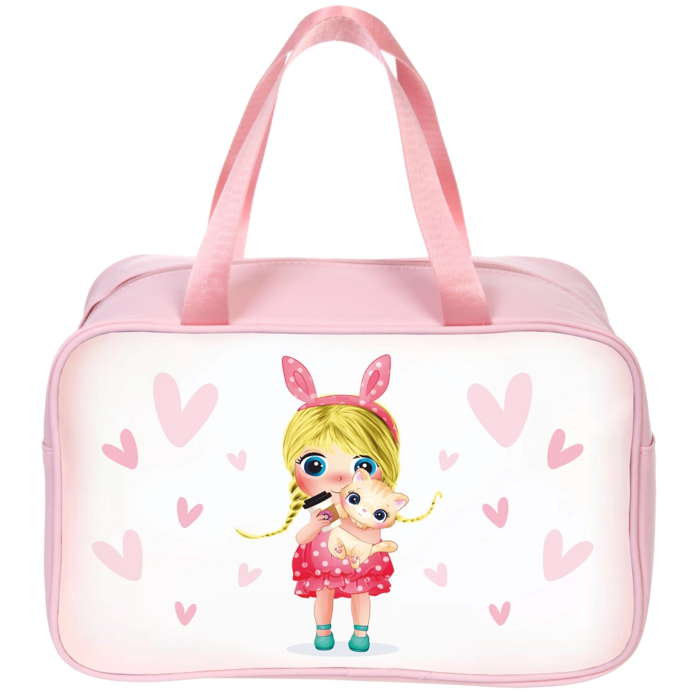 Косметичка универсальная «МАРЦИПАН», куколка, 21*31*12см