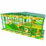 Детский уличный игровой лабиринт с крышей «Тропикана» 6,15×2,46×3,1 м