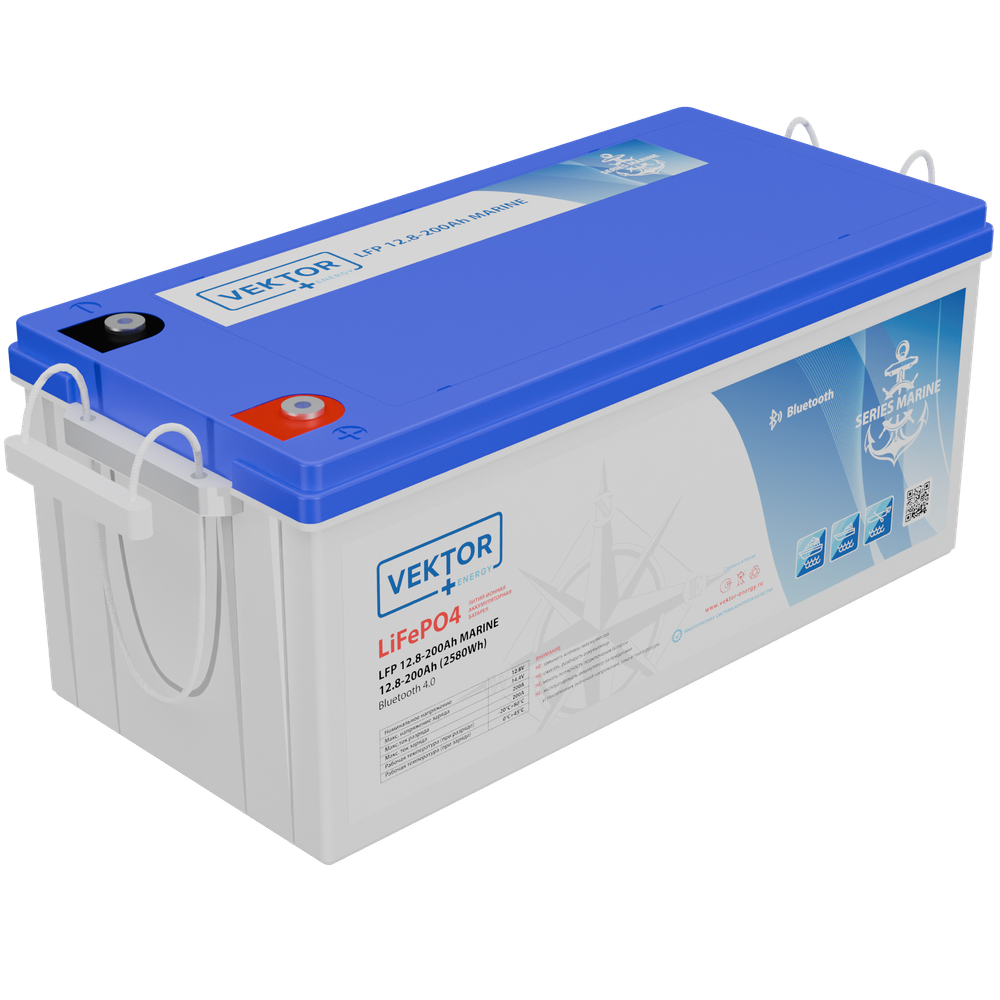 LFP 12.8-200 MARINE Smart BMS 100A (Bluetooth 4.0)