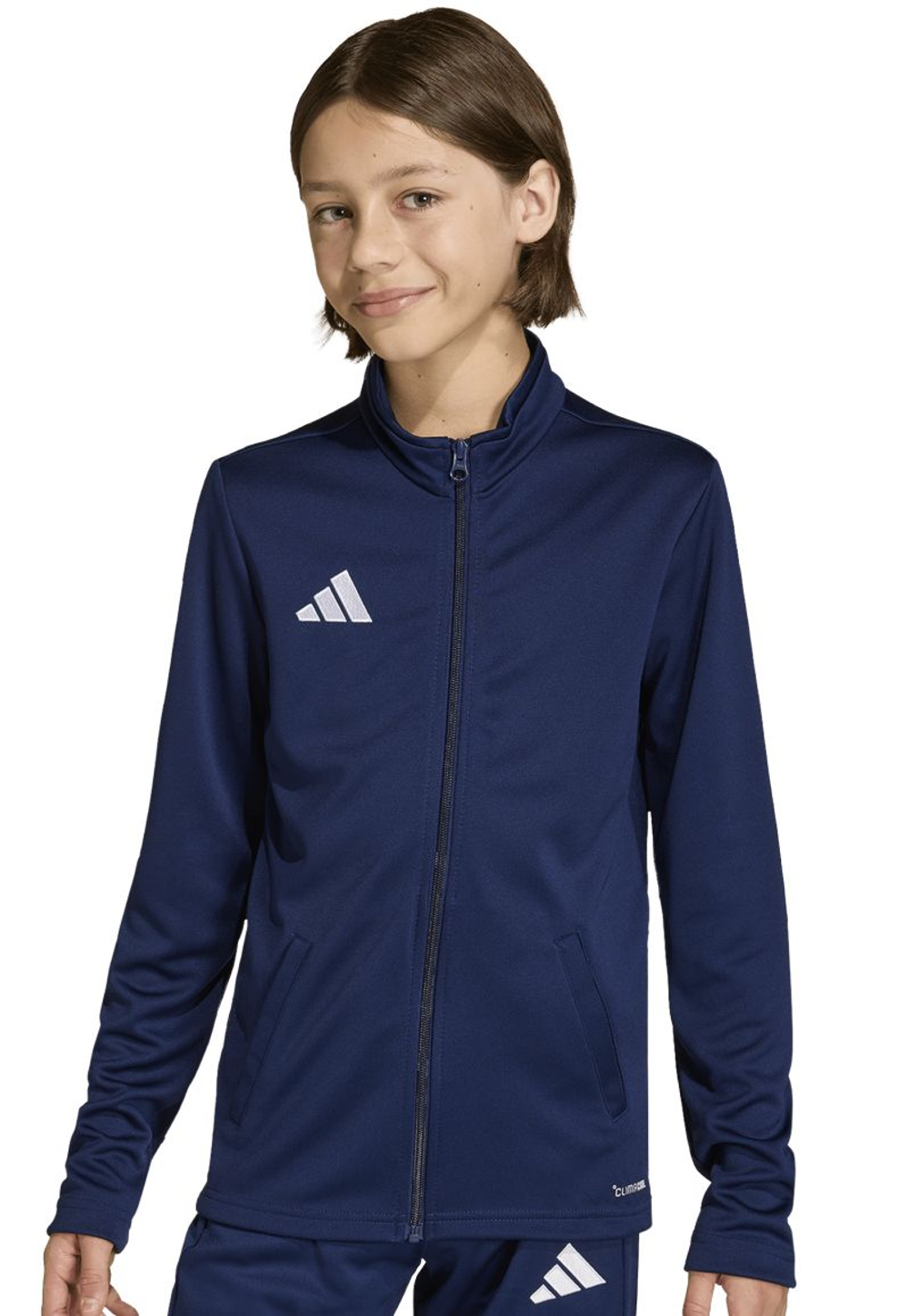 Детская теннисная толстовка Adidas Kids Entrada 26 Track - team navy blue/white
