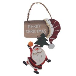 GAEM Изделие декоративное подвесное "Дед Мороз", L12,5 W2,5 H21 см, 4в.