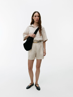 ARKEТ ЛЬНЯНАЯ РУБАШКА, ПЕСОЧНЫЙ