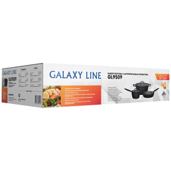 Набор посуды с антипригарным покрытием Galaxy Line GL9509, 5 предметов