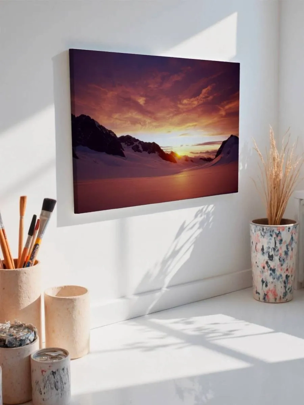 Картина на стену 40 X 50 Зимний пейзаж