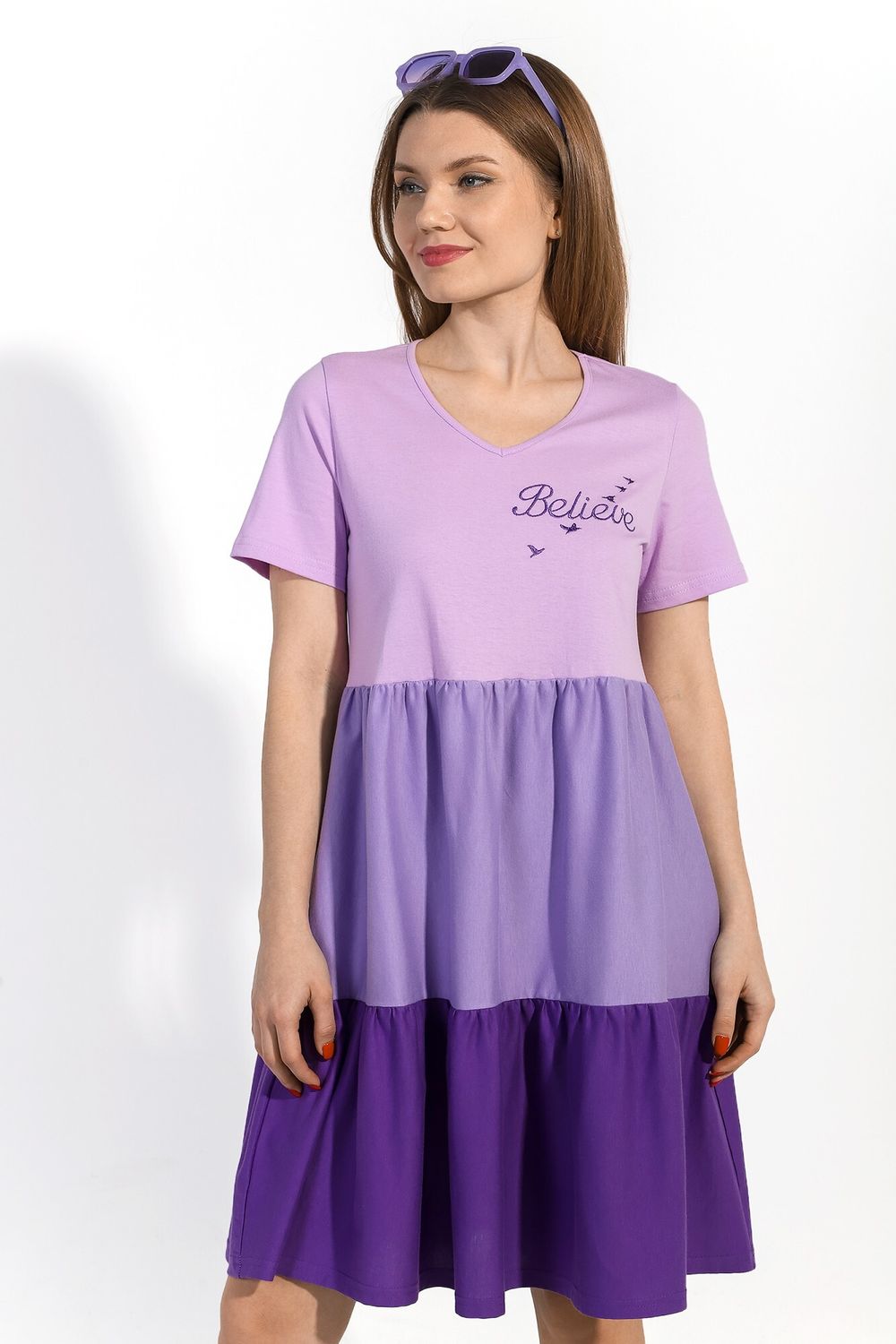 Платье Эксклюзив Виотекс СИРЕНЕВЫЙ