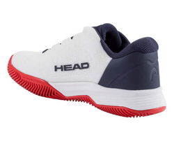 Детские теннисные кроссовки Head Revolt Pro 5.0 Clay - white/navy