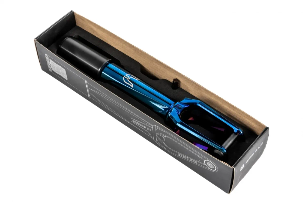 Вилка Ethic Merrow v3 fork HIC chrome blue